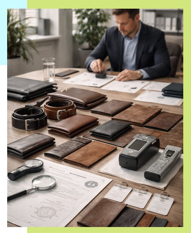 Сертификация кожаных изделий в Донском от 12158 р. | Алешин-Днс