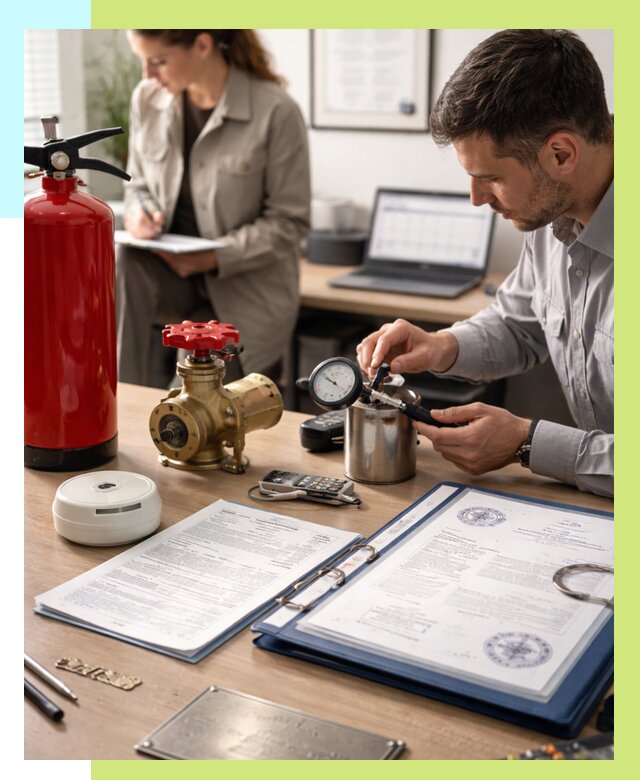 Сертификация пожарного оборудования в Донском от 15198 р.|Алешин-Днс