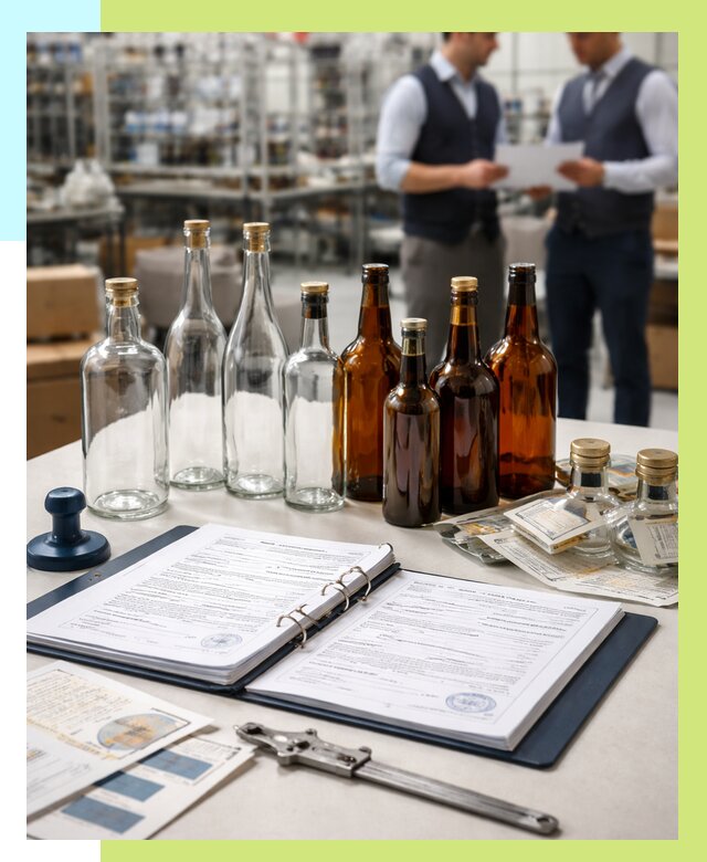 Сертификация стеклянных бутылок в Донском от 25330 р. | Алешин-Днс