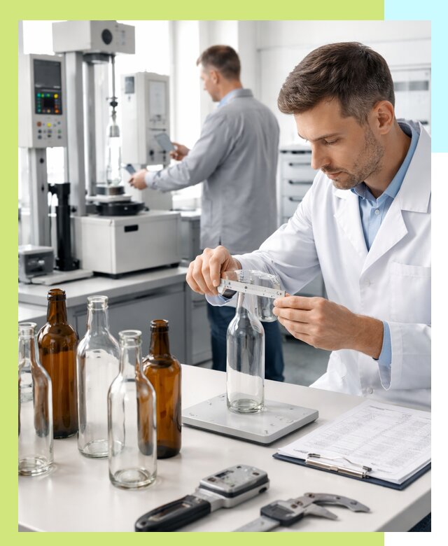 Сертификация стеклянных бутылок и сопутствующей упаковки в Донском