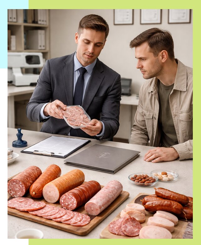 Сертификация колбасных изделий в Донском от 7599 р. | Алешин-Днс