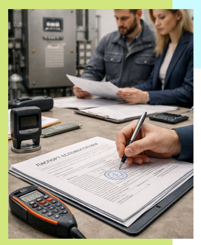 Оформление паспорта эксплуатации оборудования в Донском