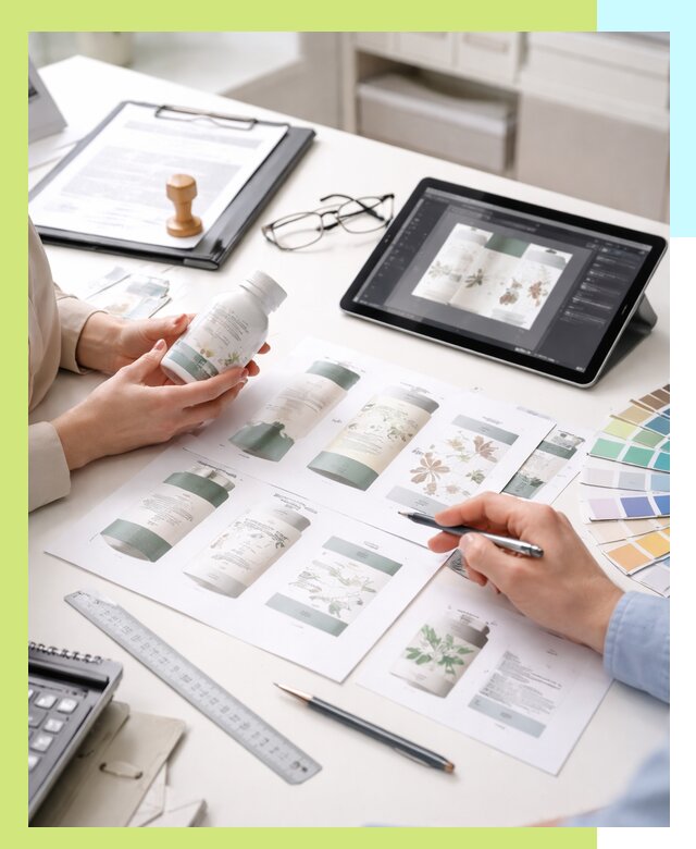 Профессиональная разработка дизайна и текста этикетки продукции в Донском