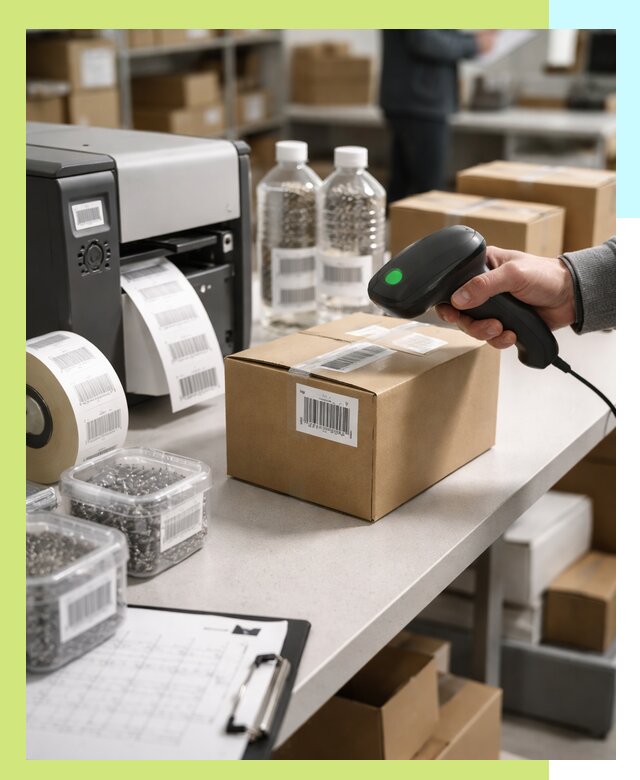 Штрихкодирование продукции и маркировка для продажи в Донском