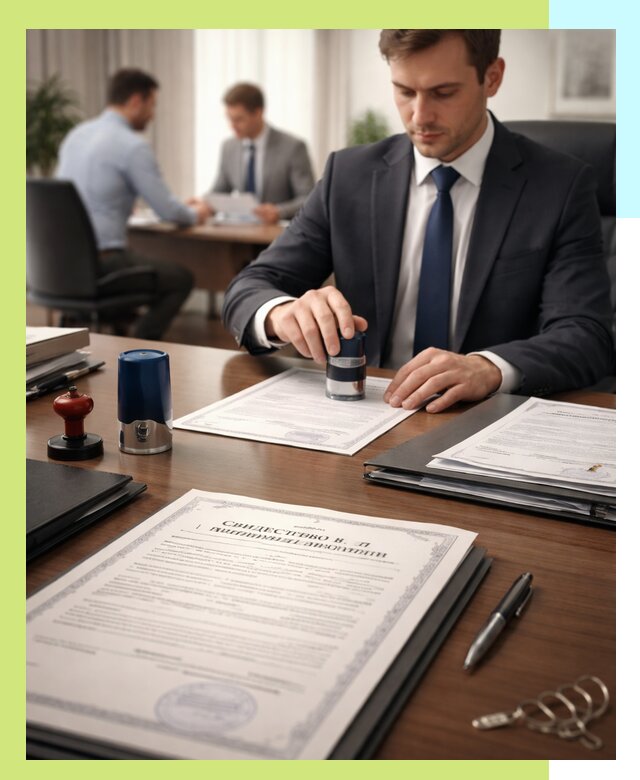 Оформление свидетельства о государственной регистрации в Донском