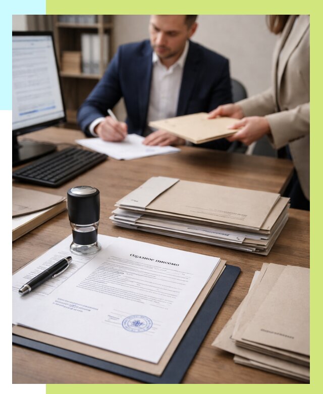 Отказное письмо для таможни в Донском от 3040 р, Алешин-Днс