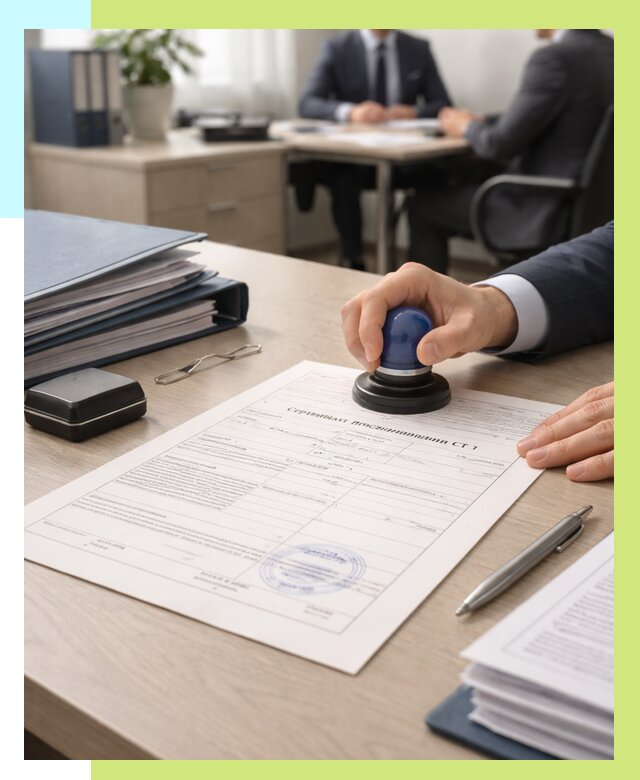 Сертификат происхождения СТ 1 в Донском от 4559 р. | Алешин-Днс