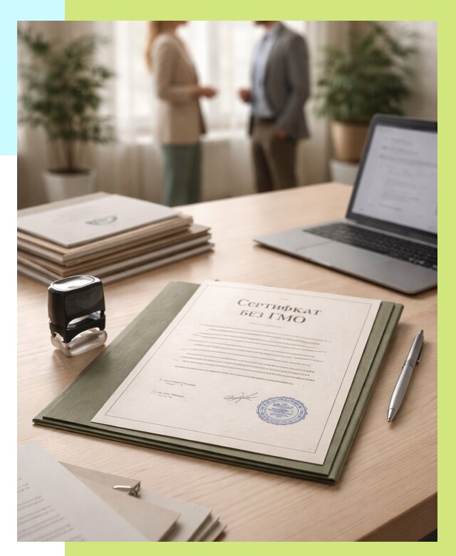 Сертификат без ГМО в Донском от 7599 р. оформить срочно Алешин-Днс