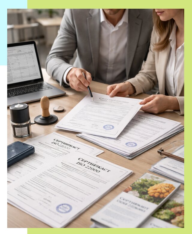 Сертификат ISO 22000 в Донском от 40528 р. под ключ | Алешин-Днс