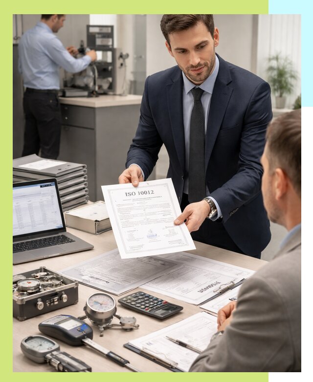 Выдача сертификата ISO 10012 по требованиям метрологии в Донском