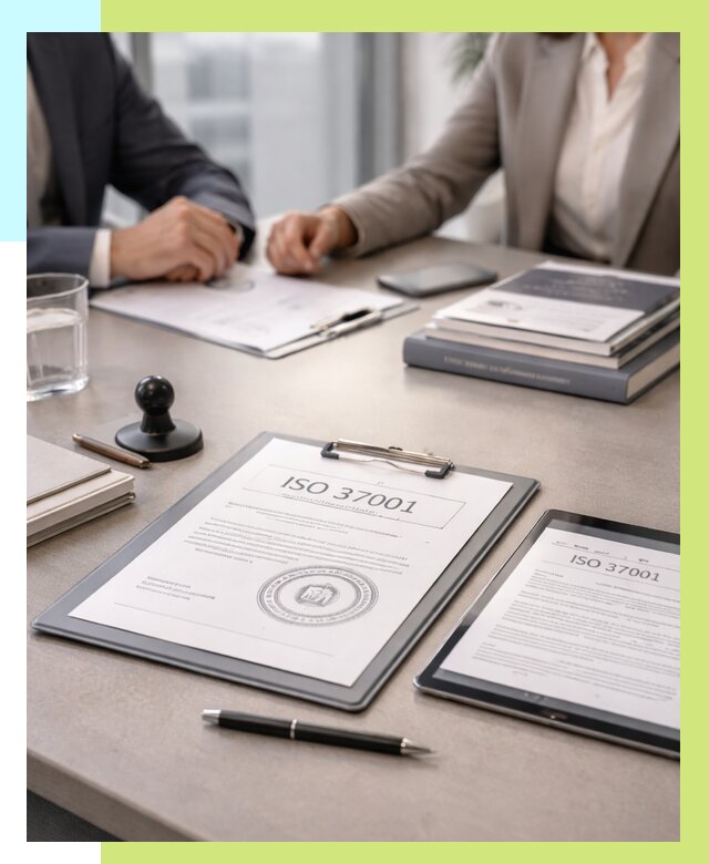 Сертификат ISO 37001 в Донском оформить от 121584 р. Алешин-Днс